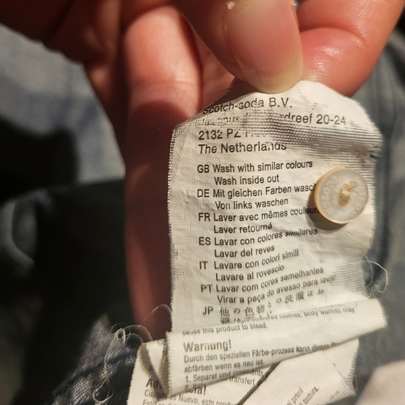 Dark blue jean jacket / Veste en jean bleu foncé - Picture 10 of 11